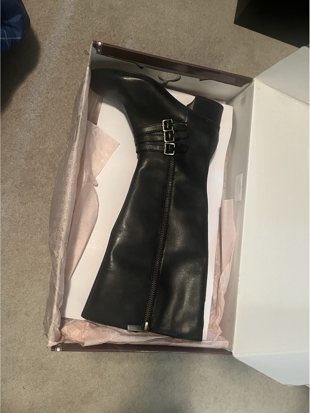 BANDOLINO - RIDING BOOT - BLACK Womens 8M